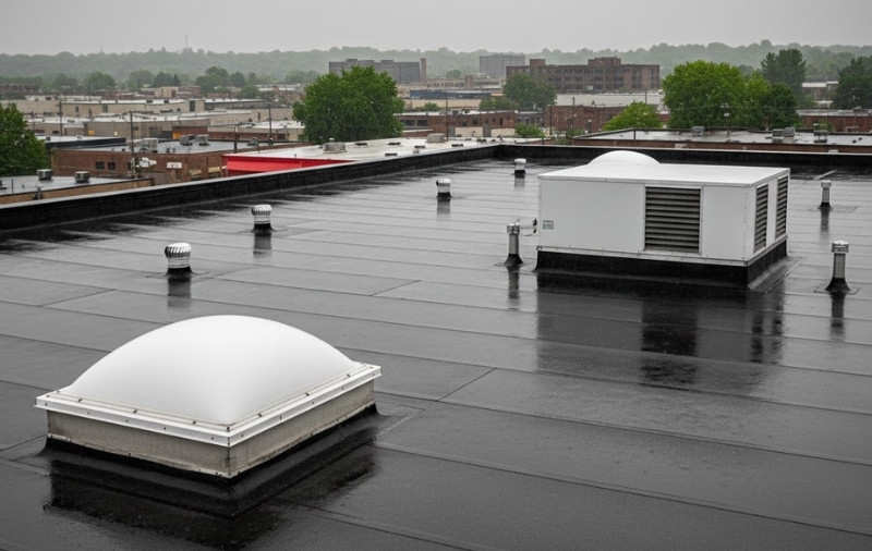 Fibreglass Flat Roof Repairs Using GRP Systems