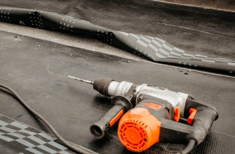 Insulation Improvements During Flat Roof Repair Work