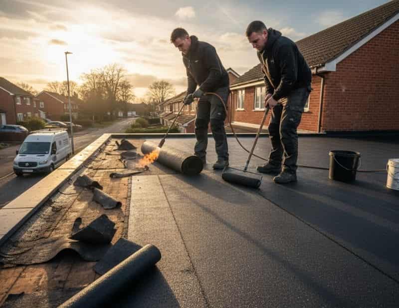 Felt Roof Replacement Northumberland