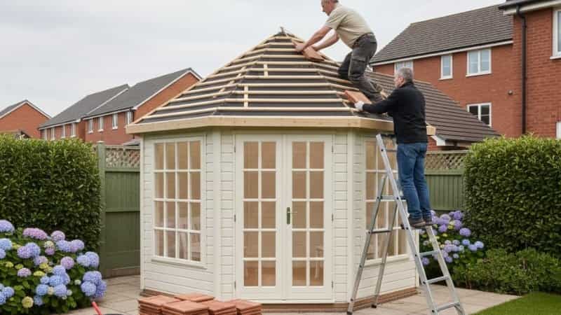 Summerhouse Roof Repairs Northumberland
