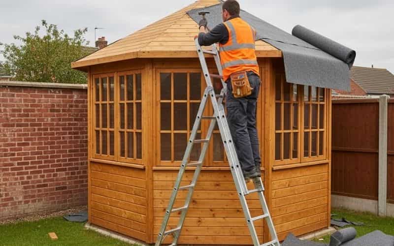 Summerhouse Roof Replacement Prudhoe